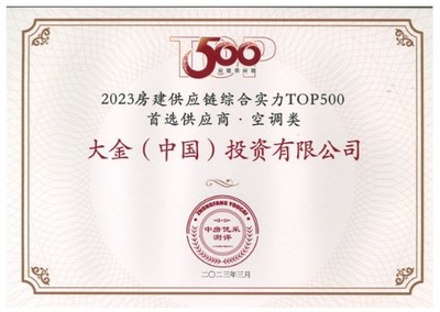 大金空調 以卓越實力與服務，連續13年蟬聯行業首選